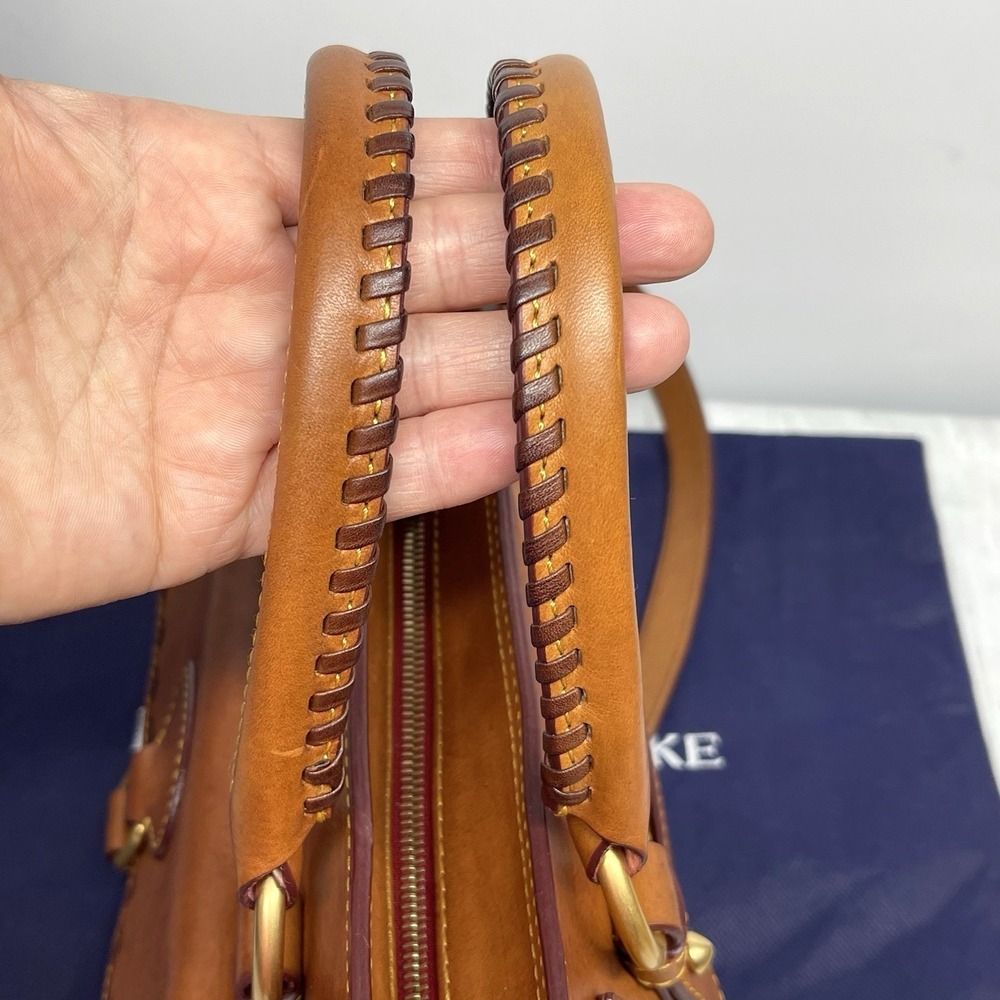 Dooney & Bourke Florentine Medium Pocket Satchel Bag Crossbody Top Handles - Picture 5 of 16